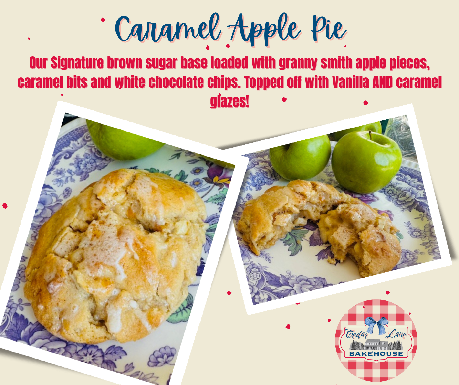 (6) Assorted Cookies Delivered To Your Door! September Flavors!